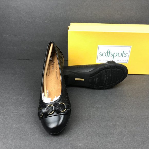 NWB Softspots Posie Laser Women's Flats - Picture 3 of 4